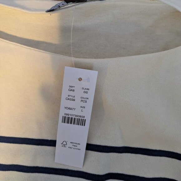 NWT J. Crew Sailor Crop Top - Picture 3 of 6